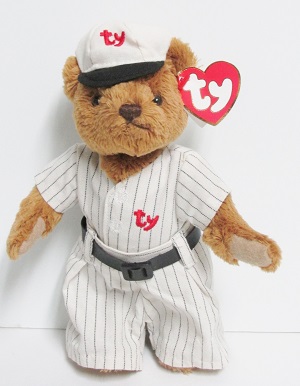 Cooper, the Baseball Bear<br>Ty - Attic Treasures<br>(Click Picture-FULL DETAILS)<BR>